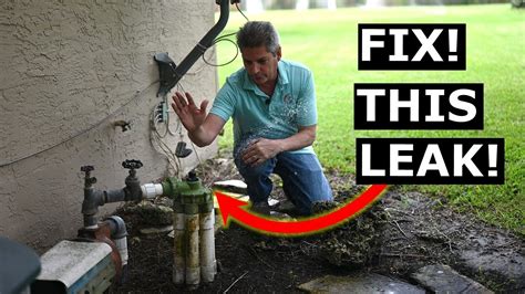 youtube sprinkler valve leak repair